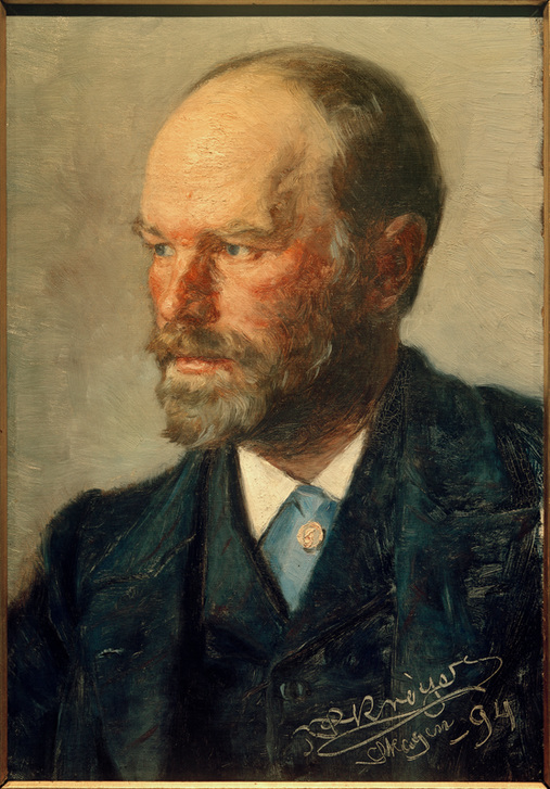 Porträt des Malers Michael Ancher a Peter Severin Kroyer