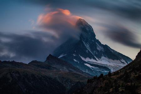 Matterhorn in fire