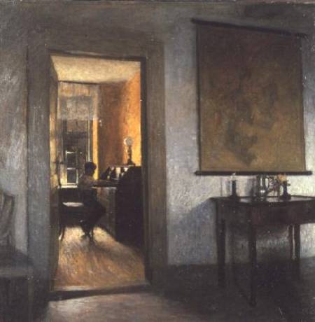 Boy Studying a Peter Vilhelm Ilsted