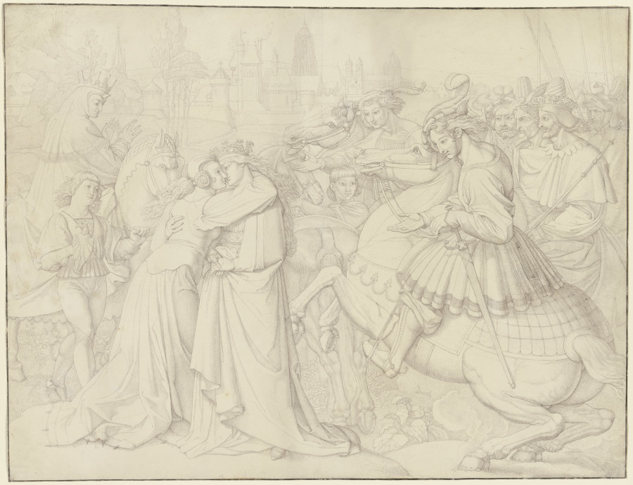 The Queens greeting a Peter von Cornelius