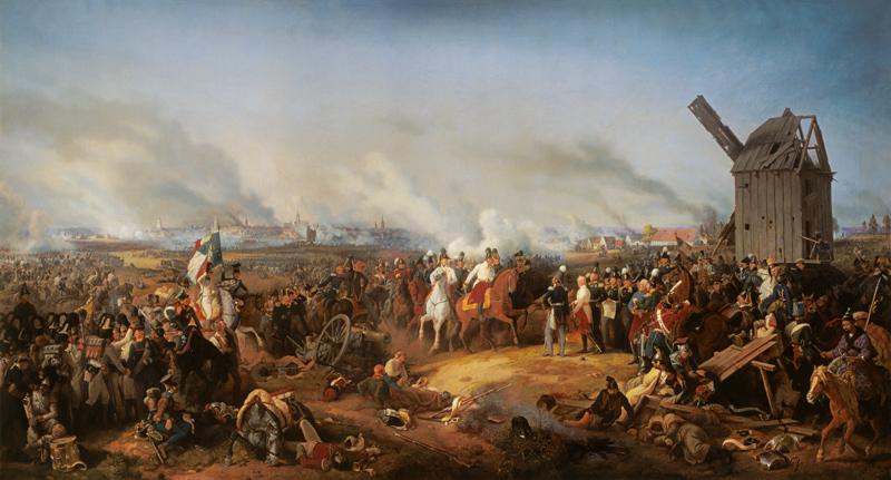 The Battle of the Nations near Leipzig a Peter von Hess