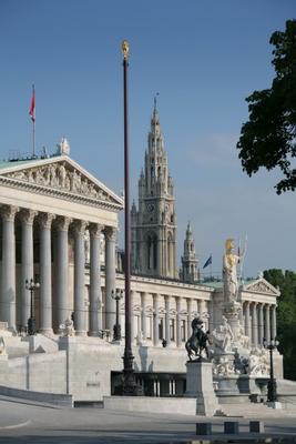 Parlament und Rathaus, Wien a Peter Wienerroither