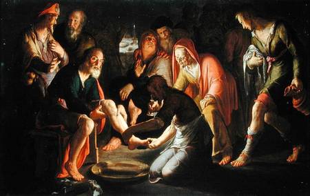 Christ Washing the Disciples' Feet a Peter Wtewael