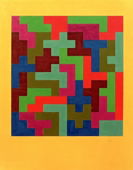 Puzzle II, 1988 (tempera on paper)  a  Peter Hugo  McClure