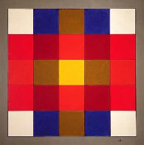 Subliminal Yellow Cross, 1986 (acrylic on wood) 