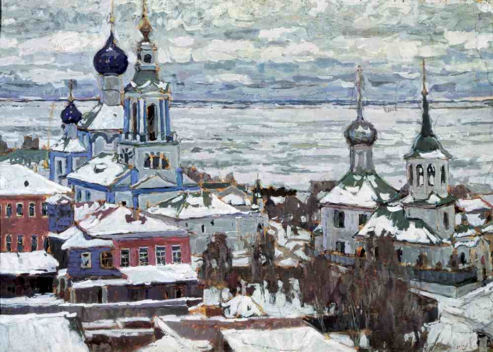 Rostov in Winter a Petr Ivanovic Petrovichev