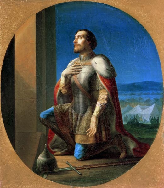 Alexander Nevsky (1220/1-65) Prince of Novgorod, Grand Duke of Vladimir a Petr Mikhailovich Shamshin