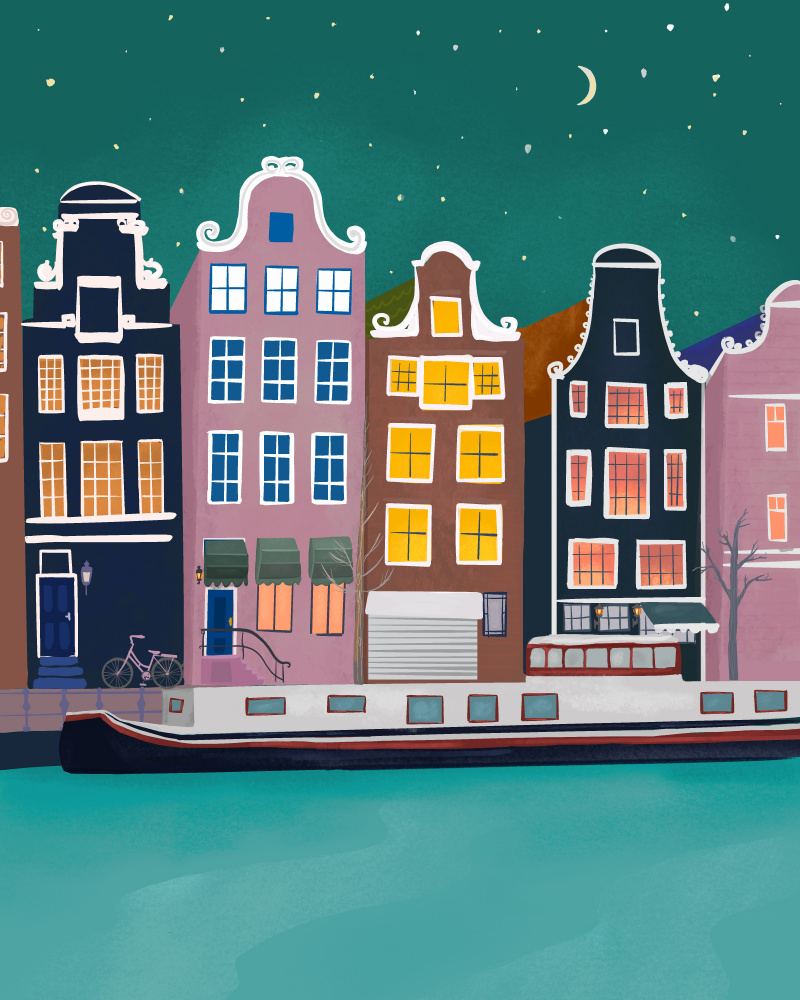 Amsterdam by night a Petra Lizde