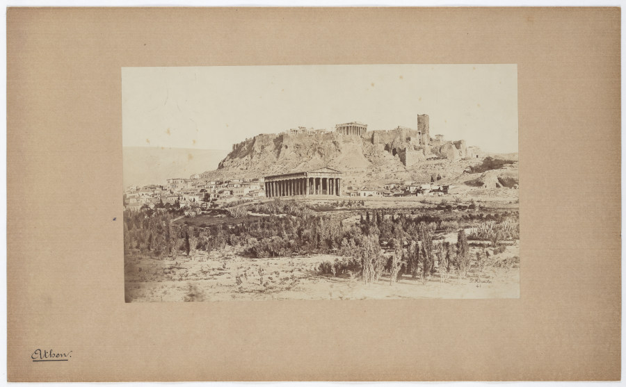 Athens: View of Theseion and Acropolis a Petros Moraites