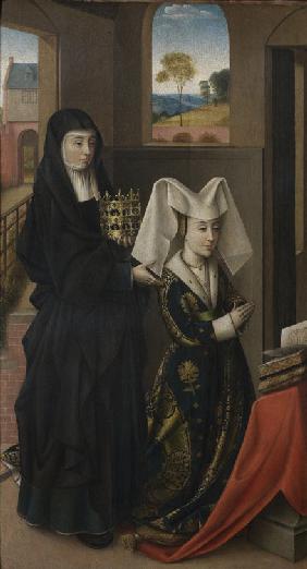Isabel of Portugal with Saint Elizabeth