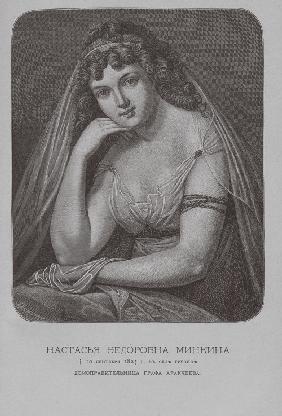 Nastasia Fyodorovna Minkina, Count Arakcheev's housekeeper and mistress