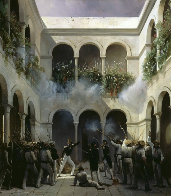 Attack of François d’Orléans, prince de Joinville in Veracruz on December 5, 1838 a Pharamond Blanchard