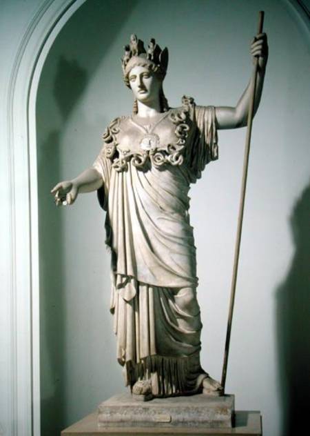 Roman replica of the Athena Farnese a Phidias
