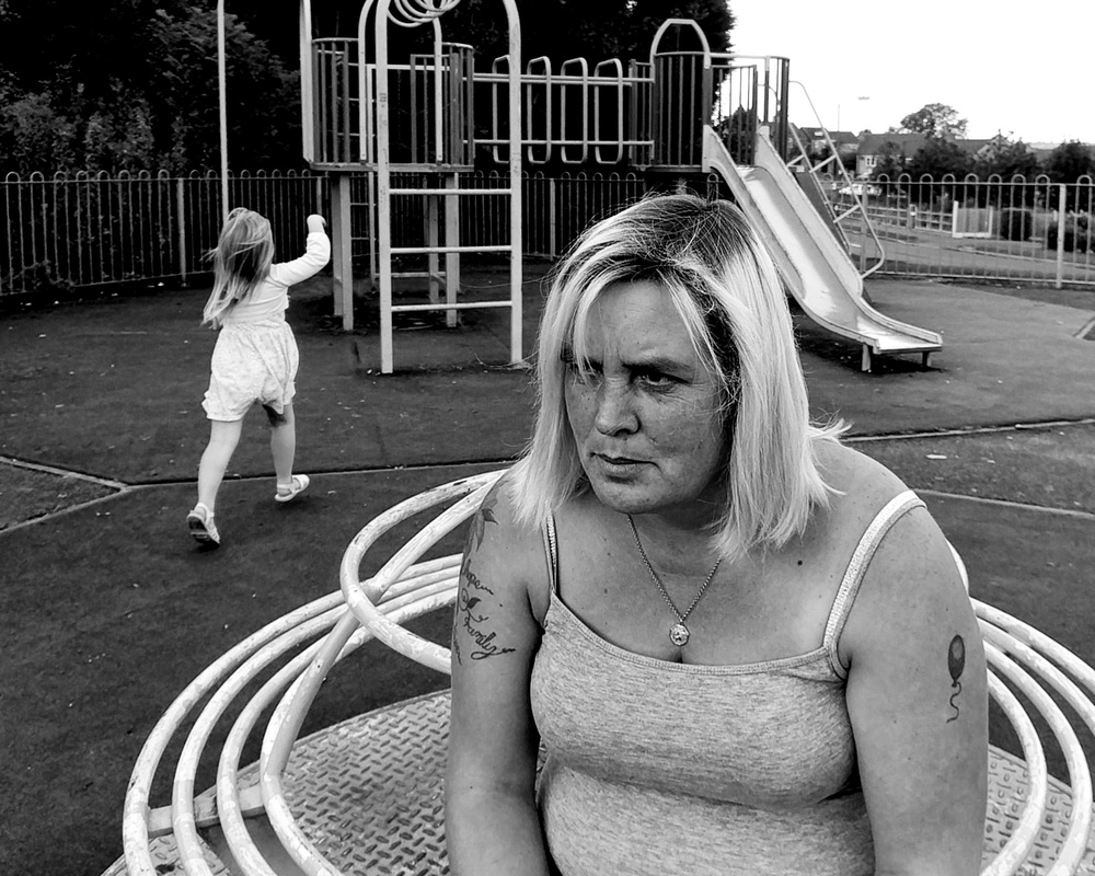 Mother &amp; daughter at the park a Phil Tooze