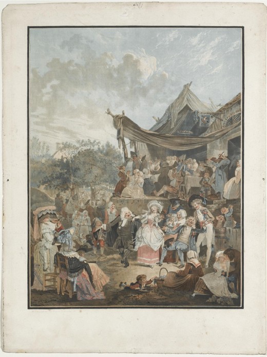Le Menuet de la mariée (The Bride's Minuet) a Philibert-Louis Debucourt