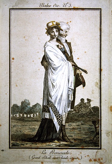 The Promenade, c. 1799 a Philibert Louis Debucourt