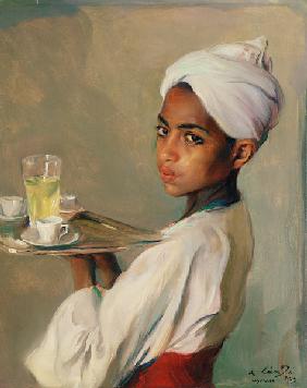 A Nubian Serving Boy