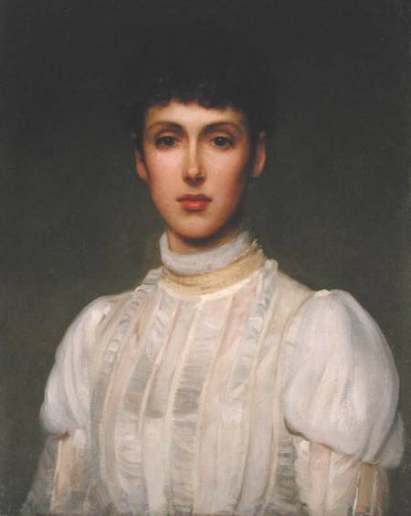Portrait of a Woman a Philip Hermogenes Calderon