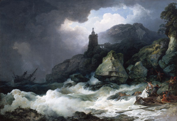 The Shipwreck a Philip James (auch Jacques Philippe) de Loutherbourg