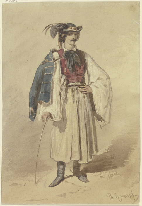 Serb in national costume a Philipp Rumpf