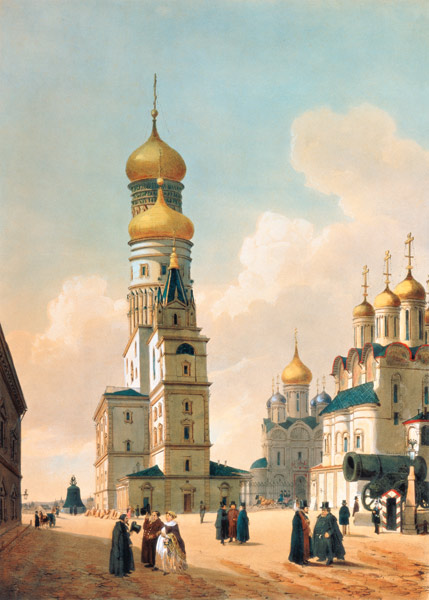 The Ivan the Great Bell Tower in the Moscow Kremlin a Philippe Benoist