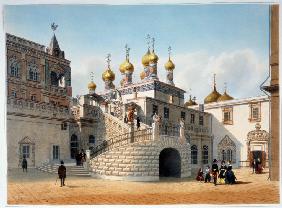 View of the Boyar Platform of the Terem Palace in the Moscow Kremlin