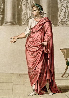 Titus, costume for 'Berenice' by Jean Racine, from Volume II of 'Research on the Costumes and Theatr a Philippe Chery