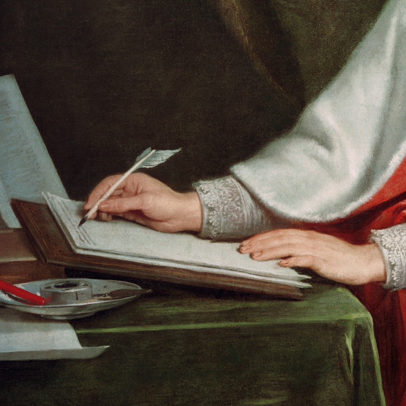 Cardinal Richelieu / Champaigne painting a Philippe de Champaigne