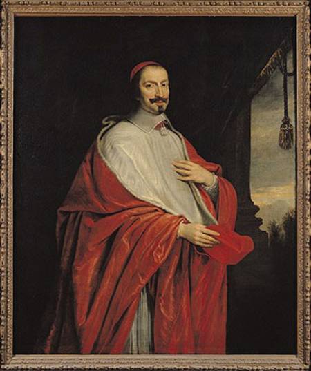 Portrait of Jules Mazarin (1602-61) a Philippe de Champaigne