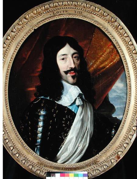 Portrait of Louis XIII (1601-43) a Philippe de Champaigne