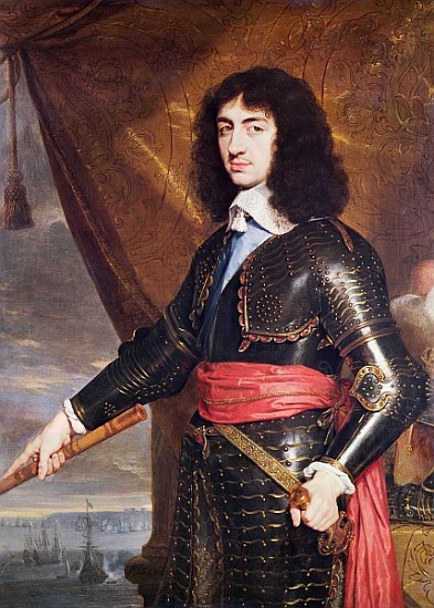Portrait of Charles II (1630-85) 1653 a Philippe de Champaigne