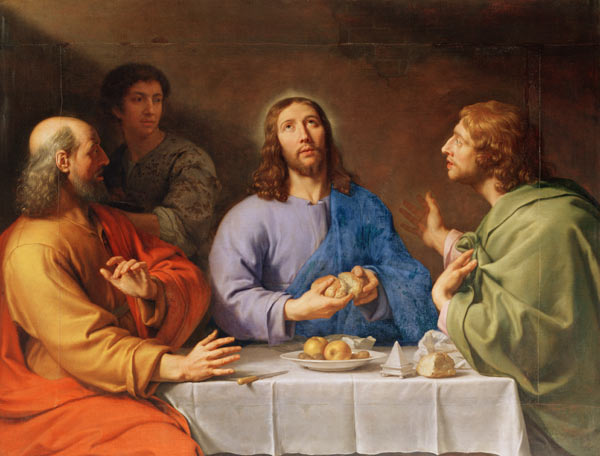 The Supper at Emmaus a Philippe de Champaigne