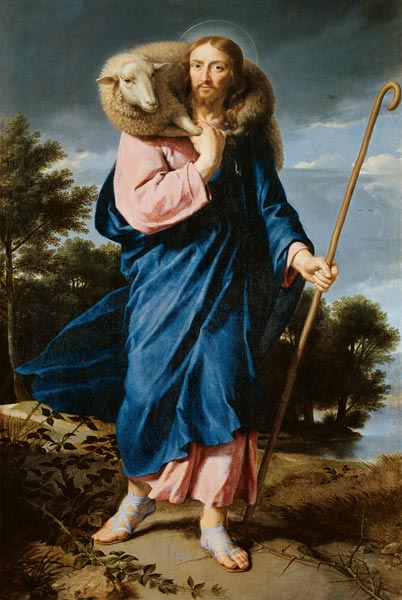 The Good Shepherd a Philippe de Champaigne