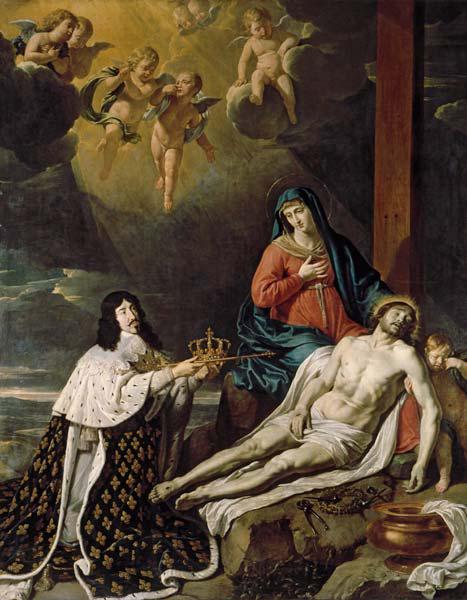 Louis XIII s oath / Champaigne painting