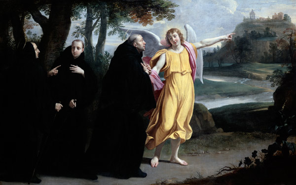 Scene from the Life of St. Benedict a Philippe de Champaigne