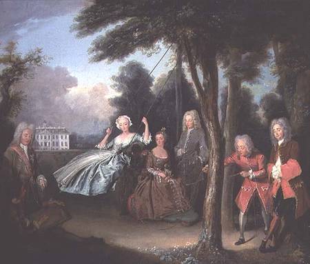 Viscount Tyrconnel with his family c.1725-6 a Philippe Mercier