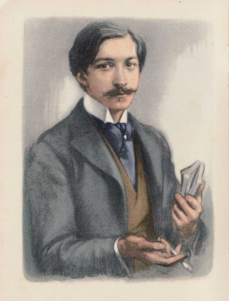Portrait of Pierre Louÿs (1870-1925) a Philippe Swyncop
