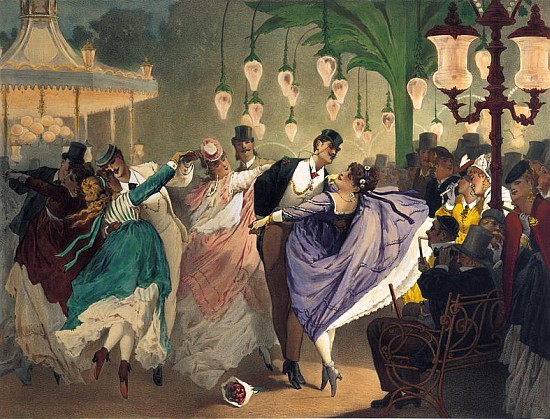 Waltz at the Bal Mabille a Philippe Jacques Linder