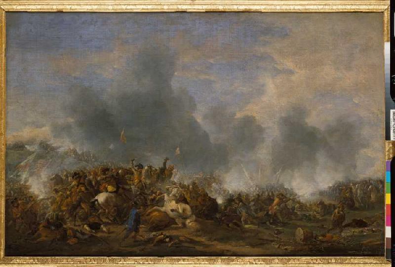 The battle at Nördlingen a Philips Wouverman