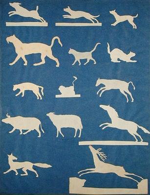Animals (collage on paper) a Phillip Otto Runge