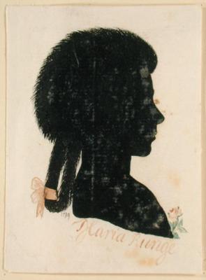 Maria Elisabeth Runge (b.1763), 1789 (Indian ink on paper) a Phillip Otto Runge