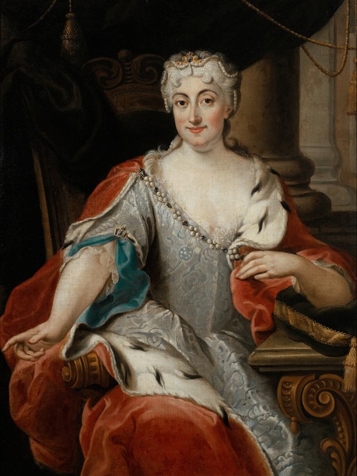 Portrait of Maria Clementina Sobieska (1702-1735) a Pier Leone Ghezzi