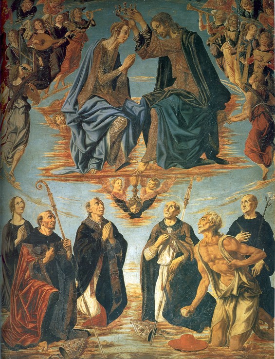 The Coronation of the Virgin a Piero del Pollaiuolo