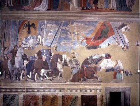 The Battle of the Milvian Bridge, 312 AD, from the Legend of the True Cross a Piero della Francesca