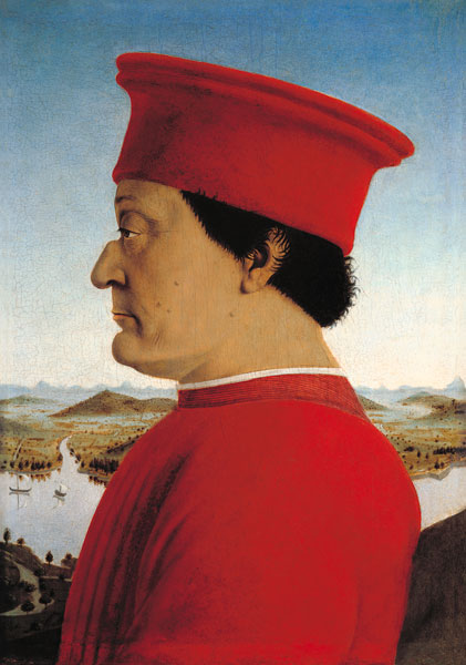 Federico da Montefeltro a Piero della Francesca