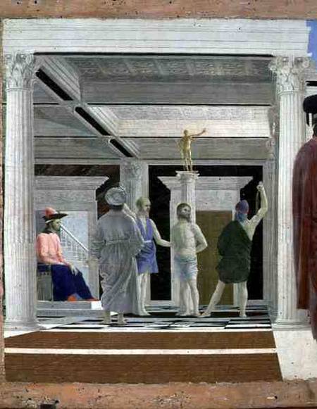 The Flagellation of Christ a Piero della Francesca