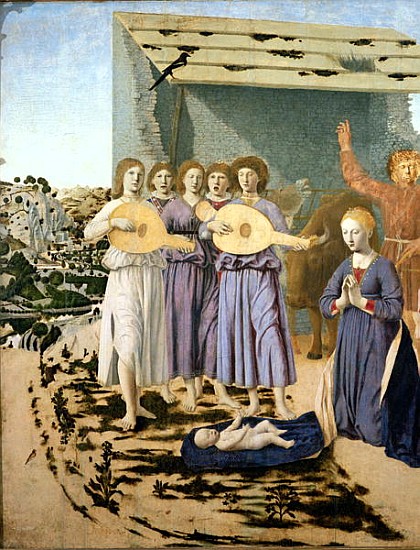 Nativity, 1470-75 (detail of 5240) a Piero della Francesca
