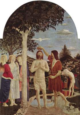 Baptize Christi a Piero della Francesca