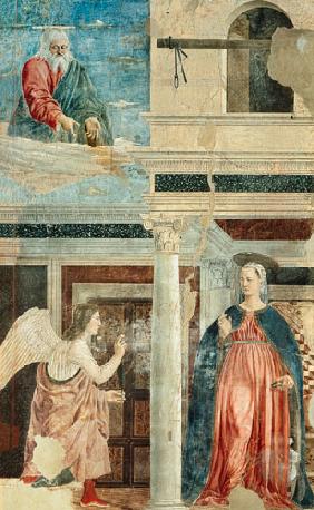 Annunciation, from the True Cross Cycle