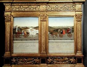 The Triumphs of Duke Federico da Montefeltro (1422-82) and Battista Sforza